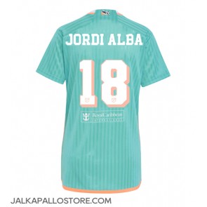 Inter Miami Jordi Alba #18 Kolmaspaita Naisten 2024-25 Lyhythihainen